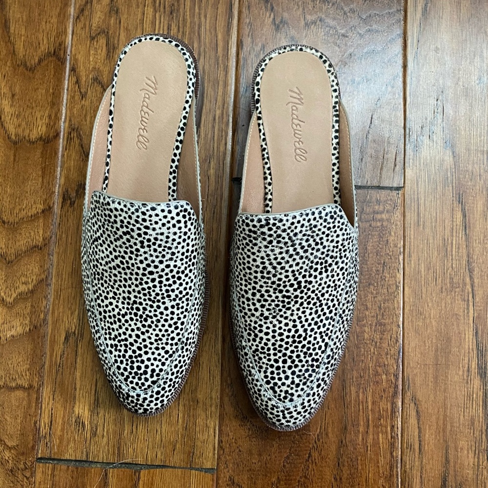 Madewell calf hair mules
